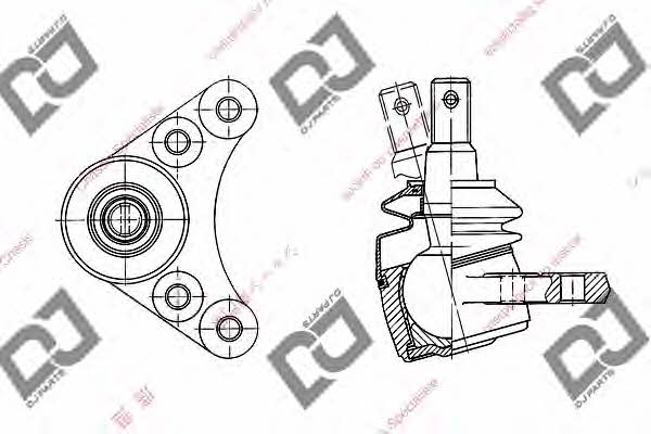 Dj parts DB1061 Опора кульова DB1061: Приваблива ціна - Купити у Польщі на 2407.PL!