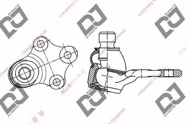 Dj parts DB1091 Ball joint DB1091: Buy near me in Poland at 2407.PL - Good price!