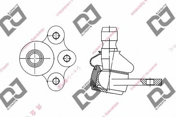 Dj parts DB1093 Ball joint DB1093: Buy near me in Poland at 2407.PL - Good price!