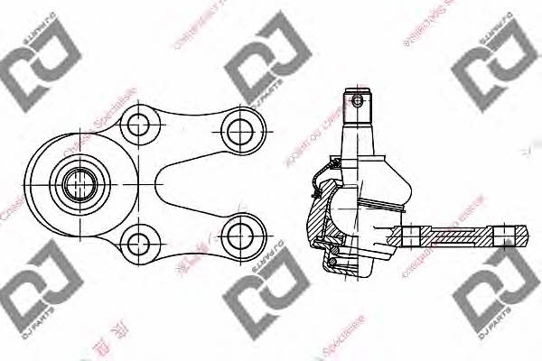 Dj parts DB1112 Ball joint DB1112: Buy near me in Poland at 2407.PL - Good price!