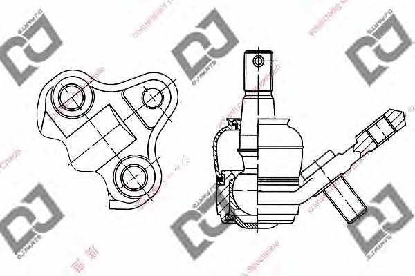 Dj parts DB1130 Ball joint DB1130: Buy near me in Poland at 2407.PL - Good price!