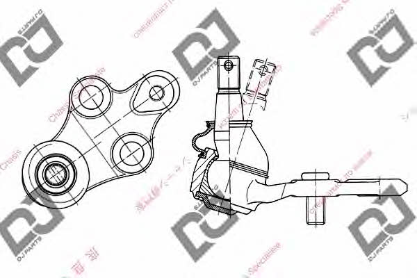 Dj parts DB1156 Ball joint DB1156: Buy near me in Poland at 2407.PL - Good price!