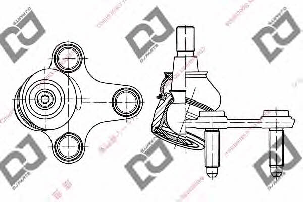 Dj parts DB1169 Ball joint DB1169: Buy near me in Poland at 2407.PL - Good price!