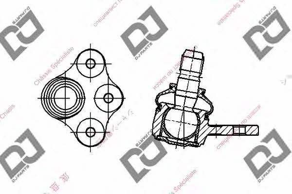Dj parts DB1178 Ball joint DB1178: Buy near me in Poland at 2407.PL - Good price!
