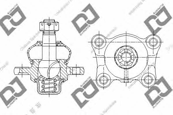 Dj parts DB1201 Ball joint DB1201: Buy near me in Poland at 2407.PL - Good price!