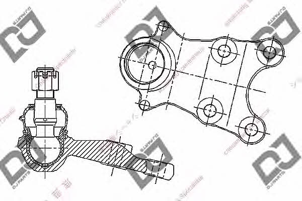 Dj parts DB1212 Ball joint DB1212: Buy near me at 2407.PL in Poland at an Affordable price!