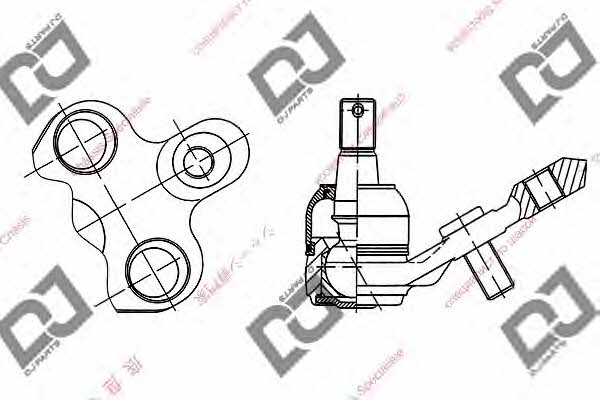 Dj parts DB1260 Ball joint DB1260: Buy near me in Poland at 2407.PL - Good price!