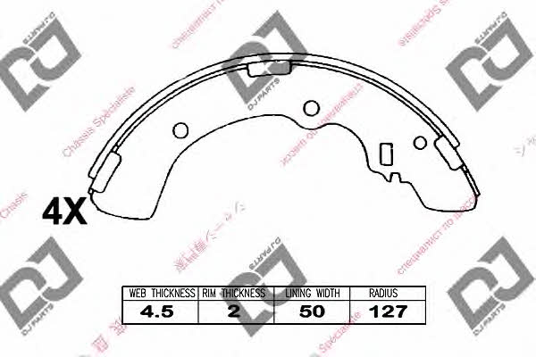 Dj parts BS1003 Brake shoe set BS1003: Buy near me at 2407.PL in Poland at an Affordable price!