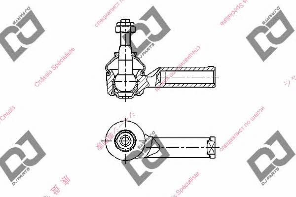 Dj parts DE1220 Наконечник поперечної рульової тяги DE1220: Приваблива ціна - Купити у Польщі на 2407.PL!