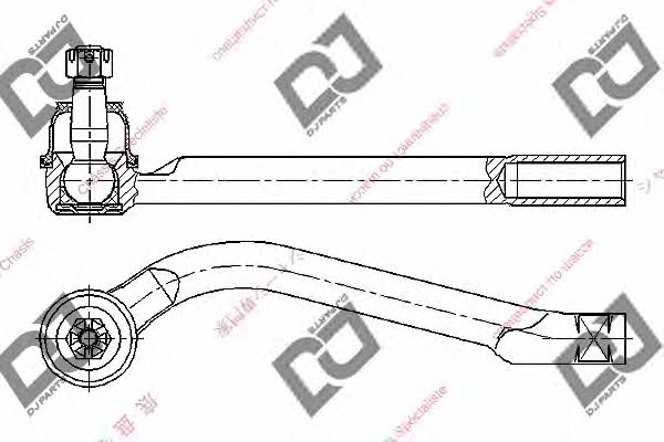 Dj parts DE1258 Tie rod end outer DE1258: Buy near me at 2407.PL in Poland at an Affordable price!