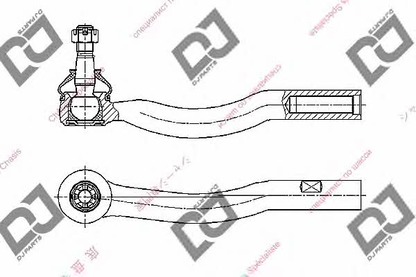Dj parts DE1292 Tie rod end outer DE1292: Buy near me in Poland at 2407.PL - Good price!