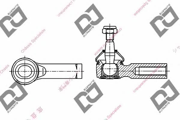 Dj parts DE1313 Tie rod end outer DE1313: Buy near me in Poland at 2407.PL - Good price!