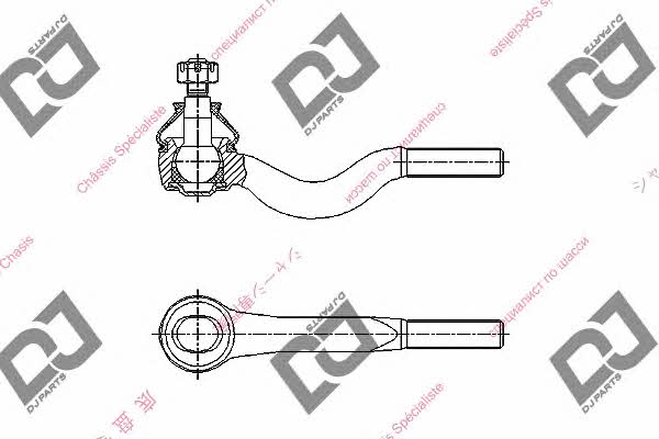 Dj parts DE1349 Tie rod end outer DE1349: Buy near me in Poland at 2407.PL - Good price!