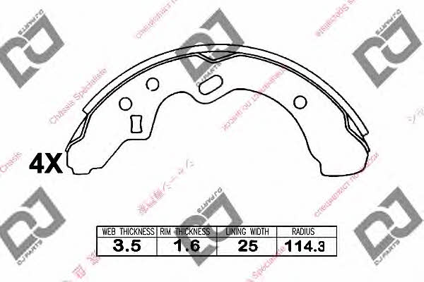 Dj parts BS1273 Bremsbackensatz BS1273: Kaufen Sie zu einem guten Preis in Polen bei 2407.PL!