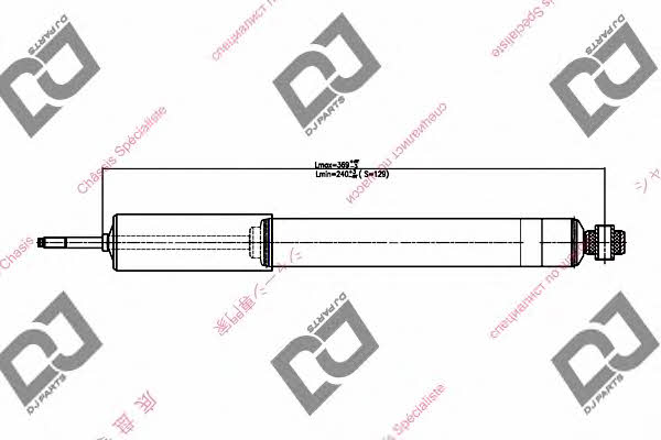 Dj parts DS1678HT Front oil shock absorber DS1678HT: Buy near me in Poland at 2407.PL - Good price!
