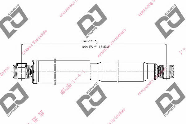 Dj parts DS2218GT Rear suspension shock DS2218GT: Buy near me in Poland at 2407.PL - Good price!