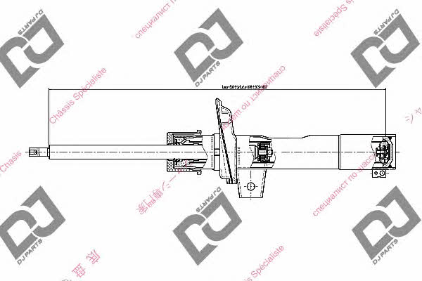 Dj parts DS1942GS Амортизатор подвески передний газомасляный DS1942GS: Отличная цена - Купить в Польше на 2407.PL!