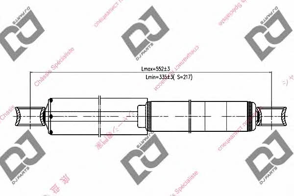 Dj parts DS1116GT Amortyzator gazowo-olejowy tylny DS1116GT: Dobra cena w Polsce na 2407.PL - Kup Teraz!