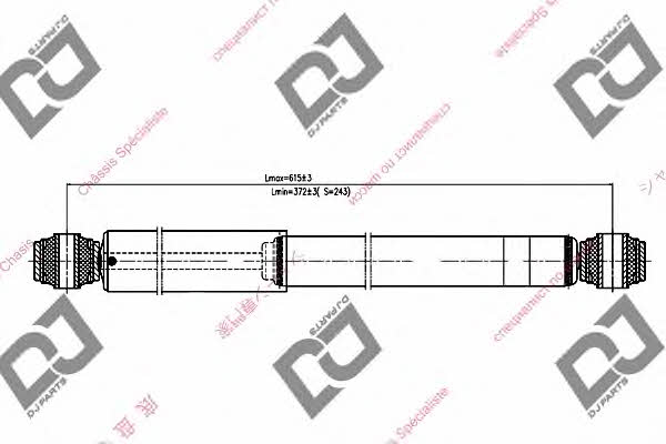 Dj parts DS1124HT Amortyzator olejowy tylny DS1124HT: Dobra cena w Polsce na 2407.PL - Kup Teraz!