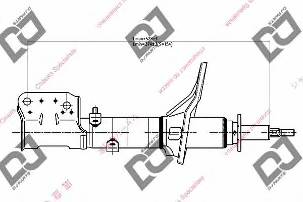 Dj parts DS1169GS Amortyzator gazowo-olejowy przód DS1169GS: Dobra cena w Polsce na 2407.PL - Kup Teraz!