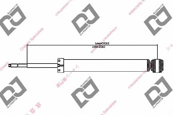 Dj parts DS1369GT Амортизатор підвіскі задній газомасляний DS1369GT: Приваблива ціна - Купити у Польщі на 2407.PL!