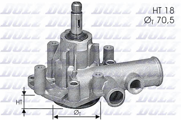 Dolz M140 Water pump M140: Buy near me in Poland at 2407.PL - Good price!