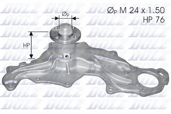 Dolz F122 Water pump F122: Buy near me in Poland at 2407.PL - Good price!