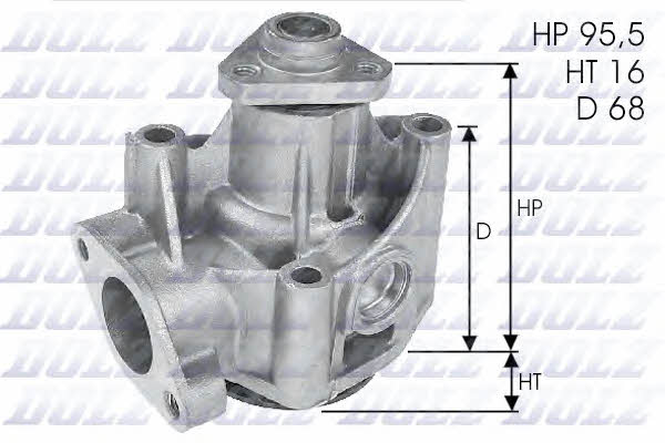 Dolz L135 Water pump L135: Buy near me in Poland at 2407.PL - Good price!