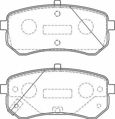 Duron DBP201902 Brake Pad Set, disc brake DBP201902: Buy near me in Poland at 2407.PL - Good price!