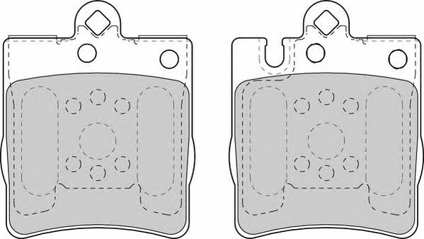 Duron DBP221322 Brake Pad Set, disc brake DBP221322: Buy near me in Poland at 2407.PL - Good price!