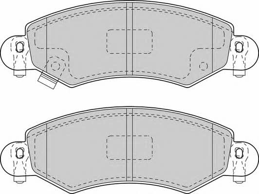 Duron DBP251423 Brake Pad Set, disc brake DBP251423: Buy near me in Poland at 2407.PL - Good price!