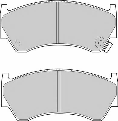 Duron DBP331091 Тормозные колодки дисковые, комплект DBP331091: Отличная цена - Купить в Польше на 2407.PL!