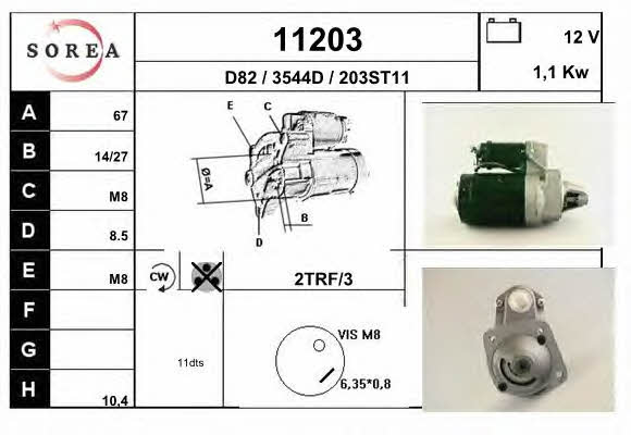 EAI 11203 Starter 11203: Buy near me in Poland at 2407.PL - Good price!