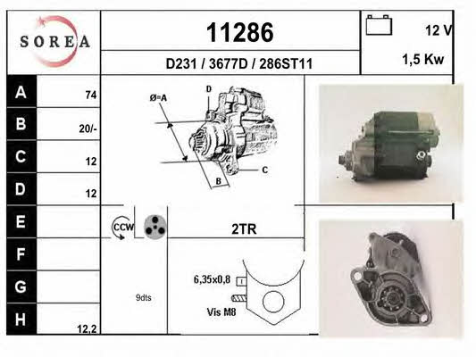 EAI 11286 Стартер 11286: Отличная цена - Купить в Польше на 2407.PL!