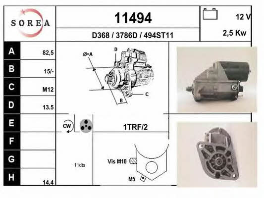 EAI 11494 Starter 11494: Buy near me in Poland at 2407.PL - Good price!