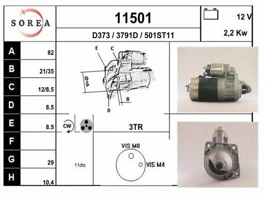 EAI 11501 Rozrusznik 11501: Dobra cena w Polsce na 2407.PL - Kup Teraz!