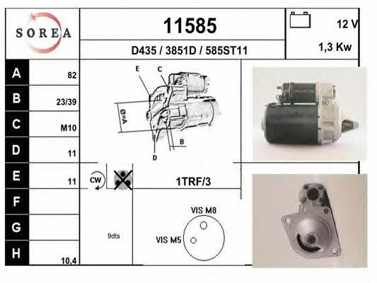 EAI 11585 Стартер 11585: Отличная цена - Купить в Польше на 2407.PL!