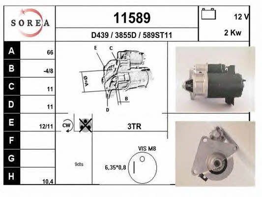 EAI 11589 Стартер 11589: Отличная цена - Купить в Польше на 2407.PL!