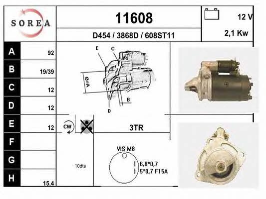 EAI 11608 Starter 11608: Buy near me in Poland at 2407.PL - Good price!