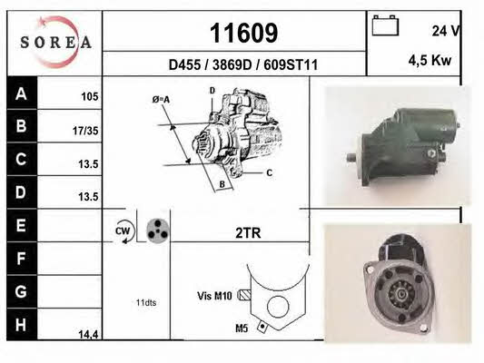 EAI 11609 Starter 11609: Buy near me in Poland at 2407.PL - Good price!