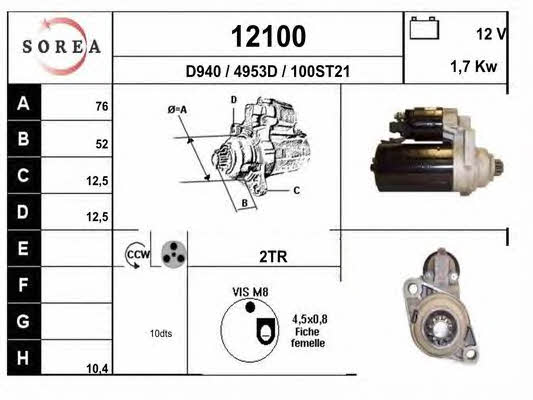 EAI 12100 Starter 12100: Buy near me in Poland at 2407.PL - Good price!