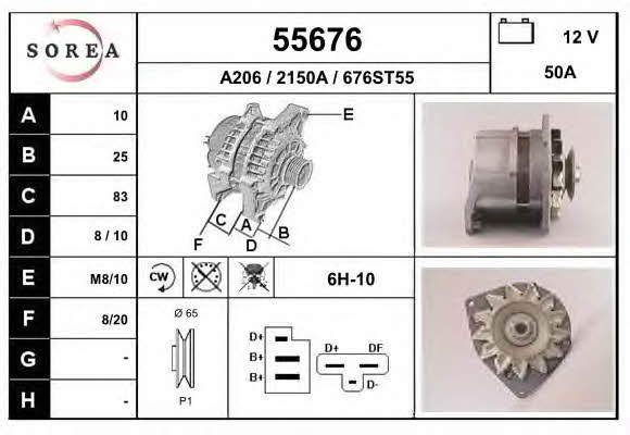 EAI 55676 Генератор 55676: Отличная цена - Купить в Польше на 2407.PL!