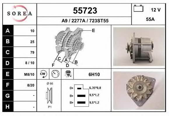 EAI 55723 Alternator 55723: Buy near me in Poland at 2407.PL - Good price!