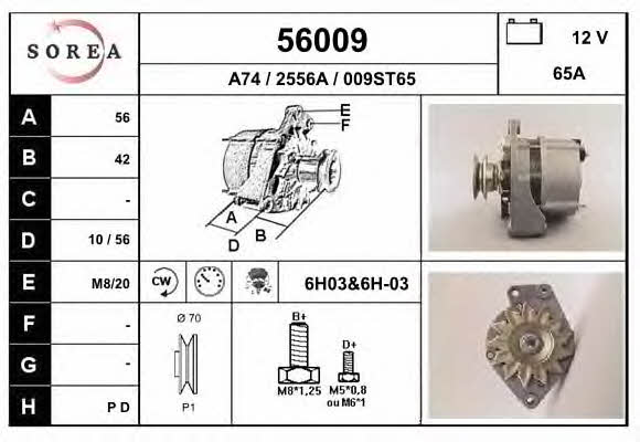 EAI 56009 Alternator 56009: Dobra cena w Polsce na 2407.PL - Kup Teraz!