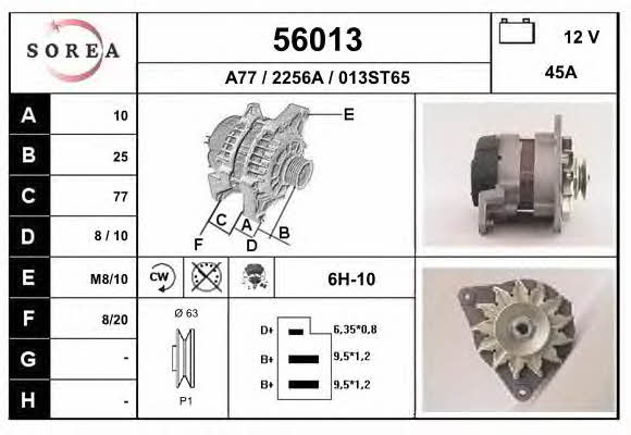 EAI 56013 Alternator 56013: Dobra cena w Polsce na 2407.PL - Kup Teraz!