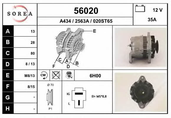 EAI 56020 Генератор 56020: Приваблива ціна - Купити у Польщі на 2407.PL!