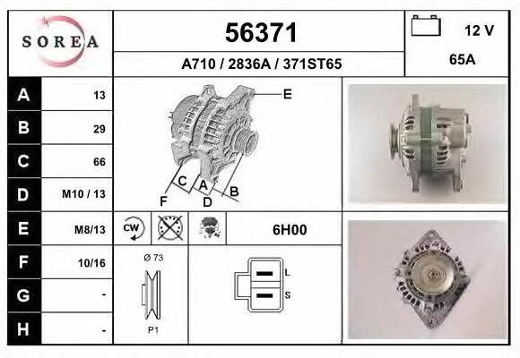 EAI 56371 Alternator 56371: Buy near me in Poland at 2407.PL - Good price!