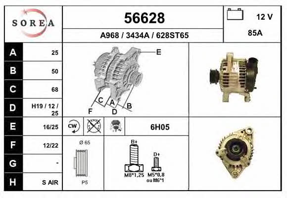 EAI 56628 Alternator 56628: Dobra cena w Polsce na 2407.PL - Kup Teraz!