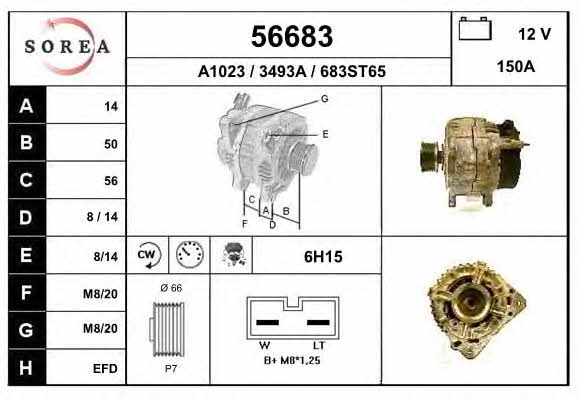 EAI 56683 Alternator 56683: Buy near me at 2407.PL in Poland at an Affordable price!