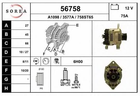 EAI 56758 Generator 56758: Kaufen Sie zu einem guten Preis in Polen bei 2407.PL!